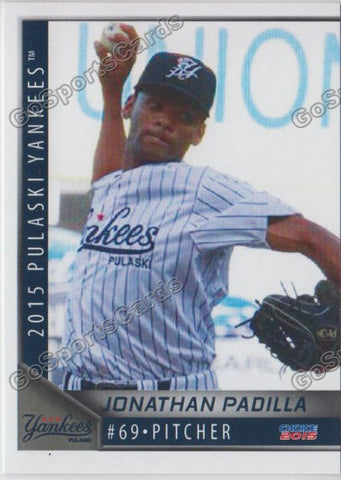 2015 Pulaski Yankees Jonathan Padilla