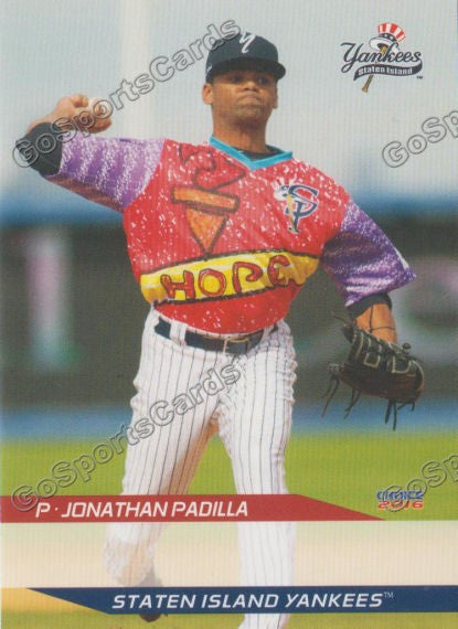 2016 Staten Island Yankees Jonathan Padilla