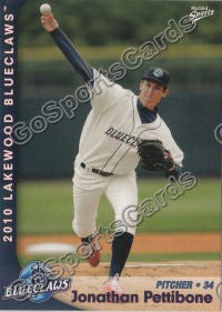 2010 Lakewood BlueClaws Jonathan Pettibone