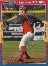 2011 Clearwater Threshers Jonathan Pettibone