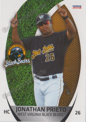 2018 West Virginia Black Bears Jonathan Prieto
