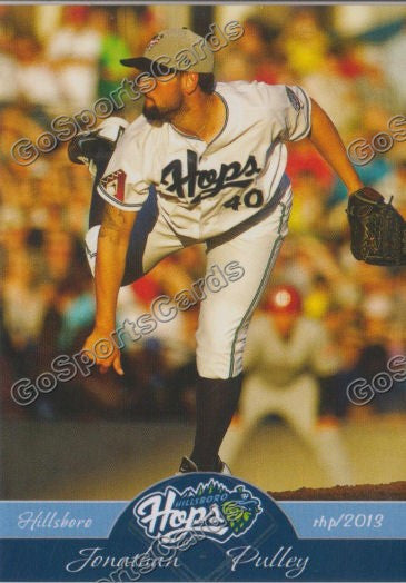 2013 Hillsboro Hops Jonathan Pulley