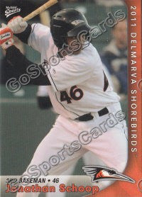 2011 Delmarva Shorebirds Jonathan Schoop