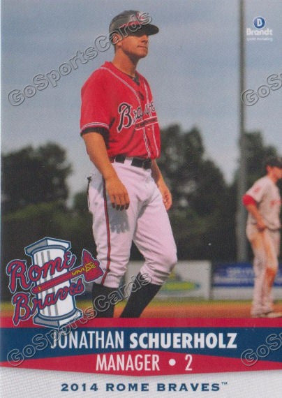 2014 Rome Braves Jonathan Schuerholz