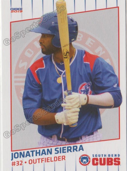 2019 South Bend Cubs Jonathan Sierra