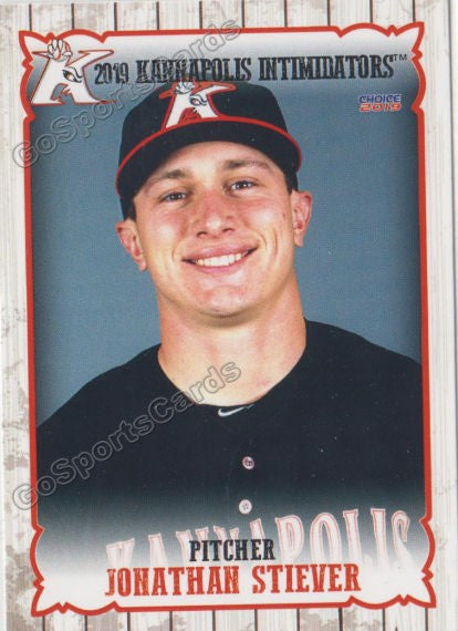 2019 Kannapolis Intimidators Jonathan Stiever