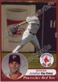 2009 Pawtucket Red Sox Jonathan Van Every