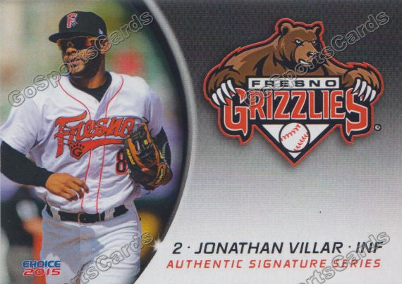 2015 Fresno Grizzlies Jonathan Villar