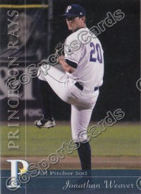 2012 Princeton Rays Jonathan Weaver