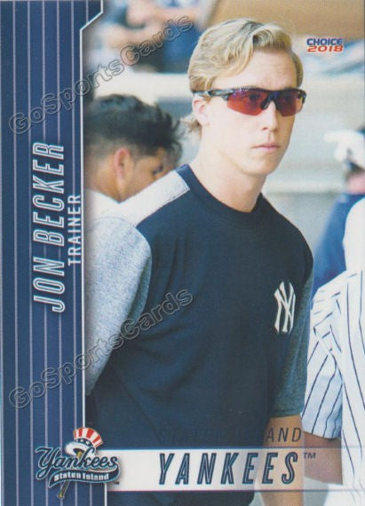 2018 Staten Island Yankees Jon Becker