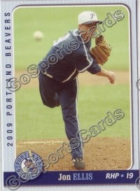 2009 Portland Beavers Jon Ellis