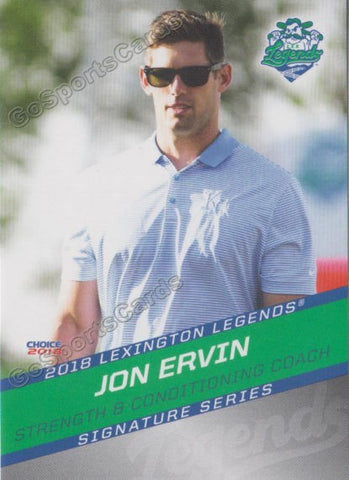 2018 Lexington Legends Jon Ervin