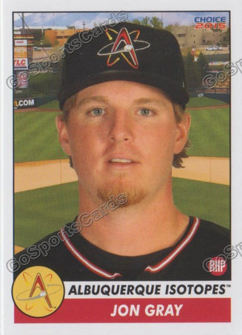 2015 Albuquerque Isotopes Jon Gray