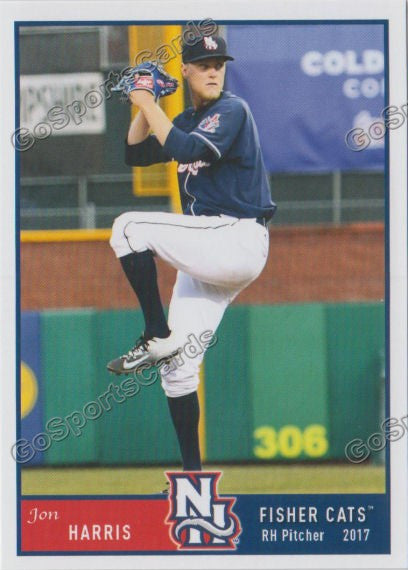 2017 New Hampshire Fisher Cats Jon Harris