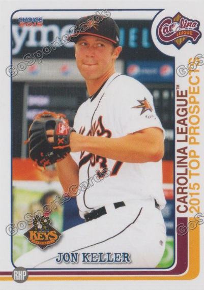2015 Carolina League Top Prospect Jon Keller