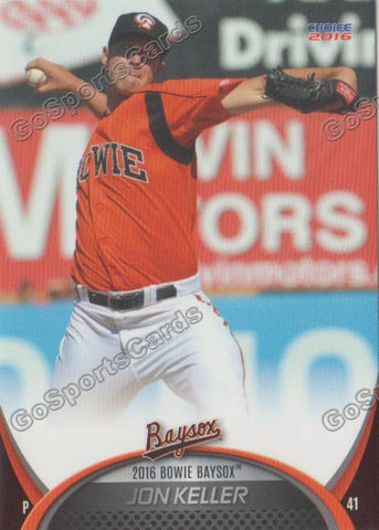 2016 Bowie Baysox Jon Keller