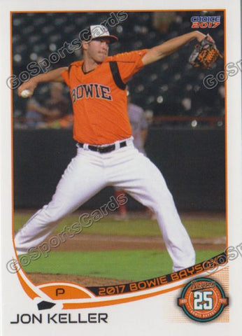 2017 Bowie Baysox Jon Keller