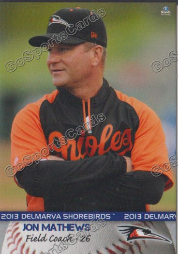 2013 Delmarva Shorebirds Jon Mathews