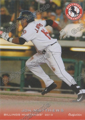2013 Billings Mustangs Jon Matthews