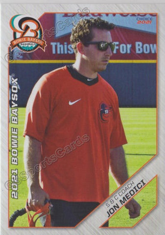 2021 Bowie Baysox Jon Medici