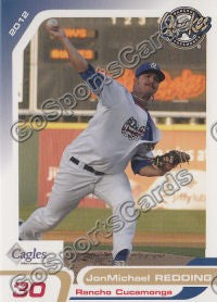 2012 Rancho Cucamonga Quakes Jonmichael Redding