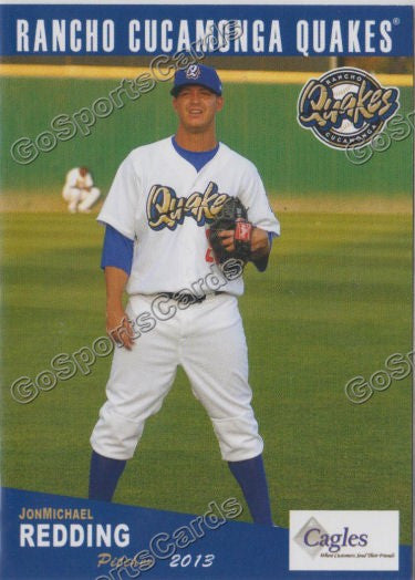 2013 Rancho Cucamonga Quakes Jon Michael Redding