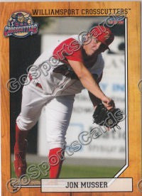 2012 Williamsport Crosscutters Jon Jonathan Musser