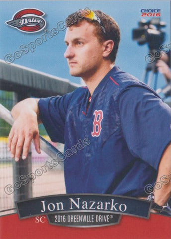 2016 Greenville Drive Jon Nazarko