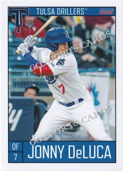 2023 Tulsa Drillers Jonny DeLuca – Go Sports Cards