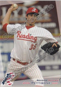 2012 Reading Phillies 2nd Jonathan Jon Pettibone
