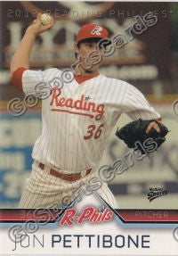 2012 Reading Phillies Jonathan Jon Pettibone