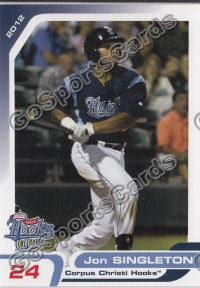 2012 Corpus Christi Hooks Jonathan Jon Singleton