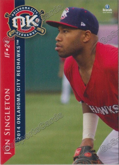 2014 Oklahoma City RedHawks Jon Singleton