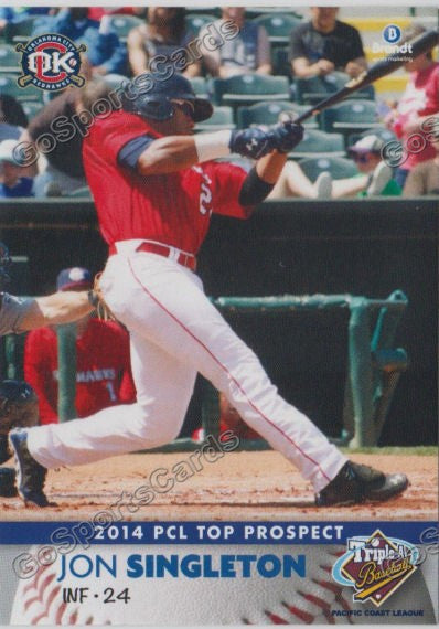 2014 Pacific Coast League Top Prospect Jon Singleton