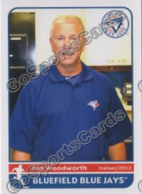 2012 Bluefield Blue Jays Jon Woodworth