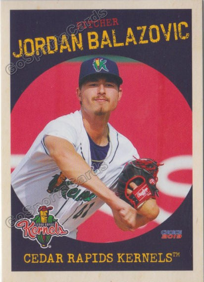 2019 Cedar Rapids Kernels Jordan Balazovic