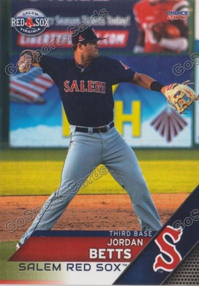 2017 Salem Red Sox Jordan Betts