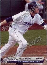 2010 Columbus Clippers Jordan Brown