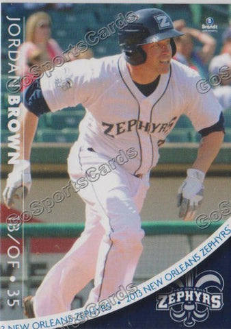 2013 New Orleans Zephyrs Jordan Brown