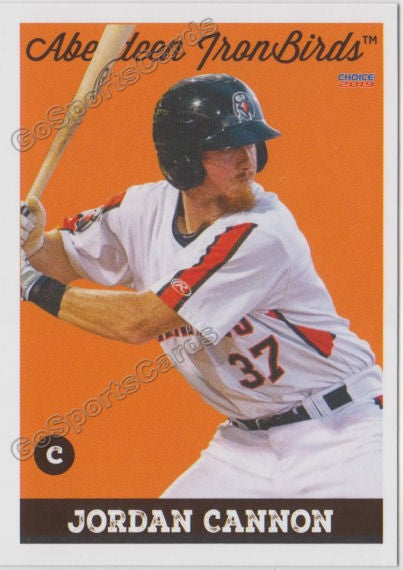 2019 Aberdeen Ironbirds Jordan Cannon