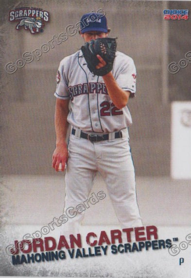 2014 Mahoning Valley Scrappers Jordan Carter