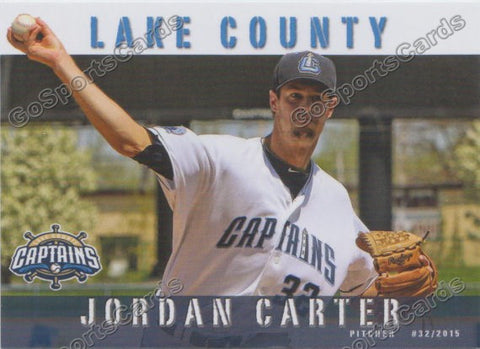 2015 Lake County Captains Jordan Carter