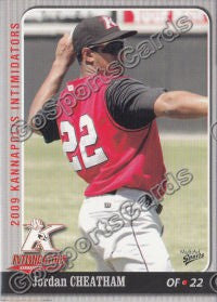 2009 Kannapolis Intimidators Jordan Cheatham