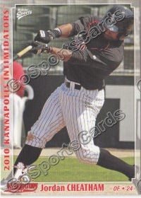 2010 Kannapolis Intimidators Jordan Cheatham