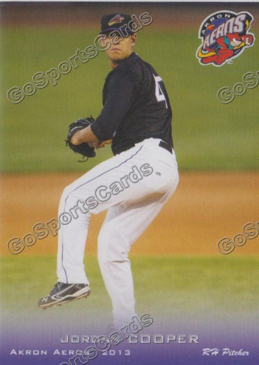 2013 Akron Aeros Jordan Cooper