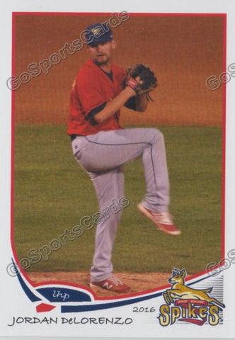 2016 State College Spikes Jordan DeLorenzo