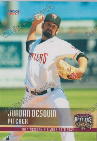 2017 Wisconsin Timber Rattlers Jordan Desguin Desquin