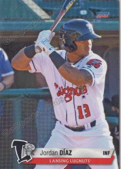 2021 Lansing Lugnuts Jordan Diaz