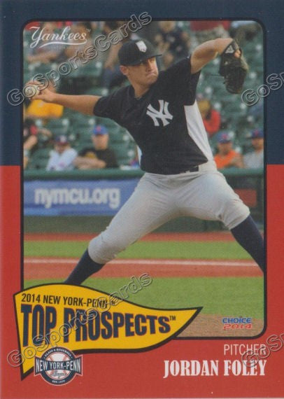 2014 New York Penn League Top Prospect NYPL Jordan Foley