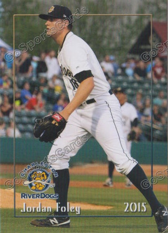 2015 Charleston Riverdogs Jordan Foley